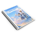Anime Sky Notebook, Ruled Spiral Journal with ’NOTEBOOK’ Cover - One Size - Paper products