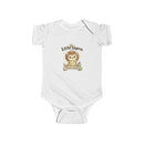 Baby Bodysuit, ’Little Sigma’ Lion Infant Onesie (Cute Nursery Gift) - White / NB (0-3M) - Kids clothes