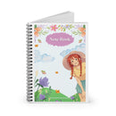 Floral Girl Spiral Notebook, ’Note Book’ Cute Kawaii Journal for School & Gifts - One Size - Paper products