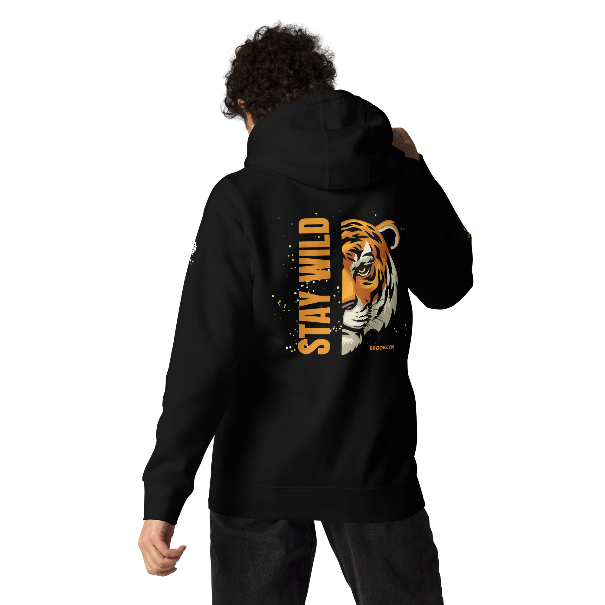 Stay Wild Brooklyn Tiger Hoodie