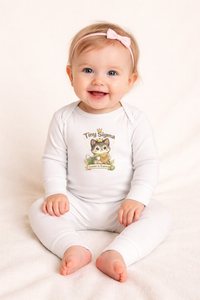 Tiny Squirrel Infant Long-Sleeve Bodysuit, ’Tiny Squirrel’ Cute Woodland Baby Romper - Kids clothes